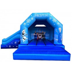 Frozen Bouncy Castle with Slide